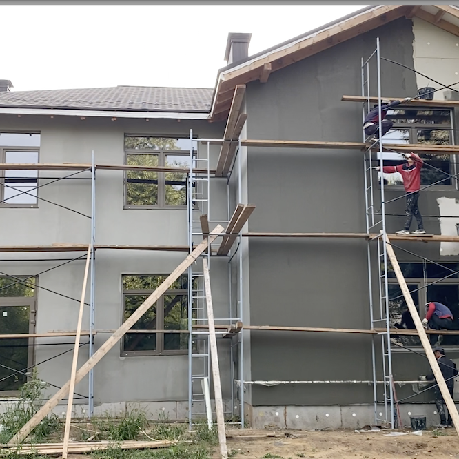 Современный энергоэффективный дом iHouse TermoPlus Система утепления фасада iHouse TermoPlus