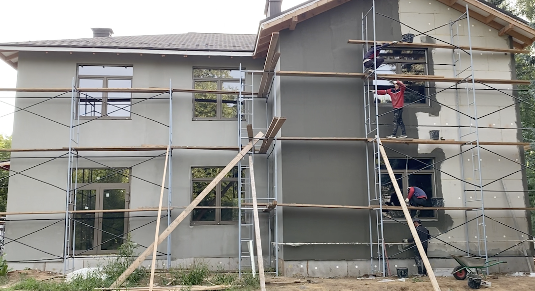 Утепление дома PIR плитами. Технология утепления фасада . Смотрите подробнее на нашем канале в Ютюбе iHouse TermoPlus Система утепления фасада iHouse TermoPlus